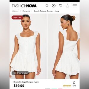 FASHIONNOVA BEACH COTTAGE ROMPER